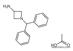 Molecular Structure of 928672-57-5 (1-DiphenylMethylazetidin-3-aMine acetate)